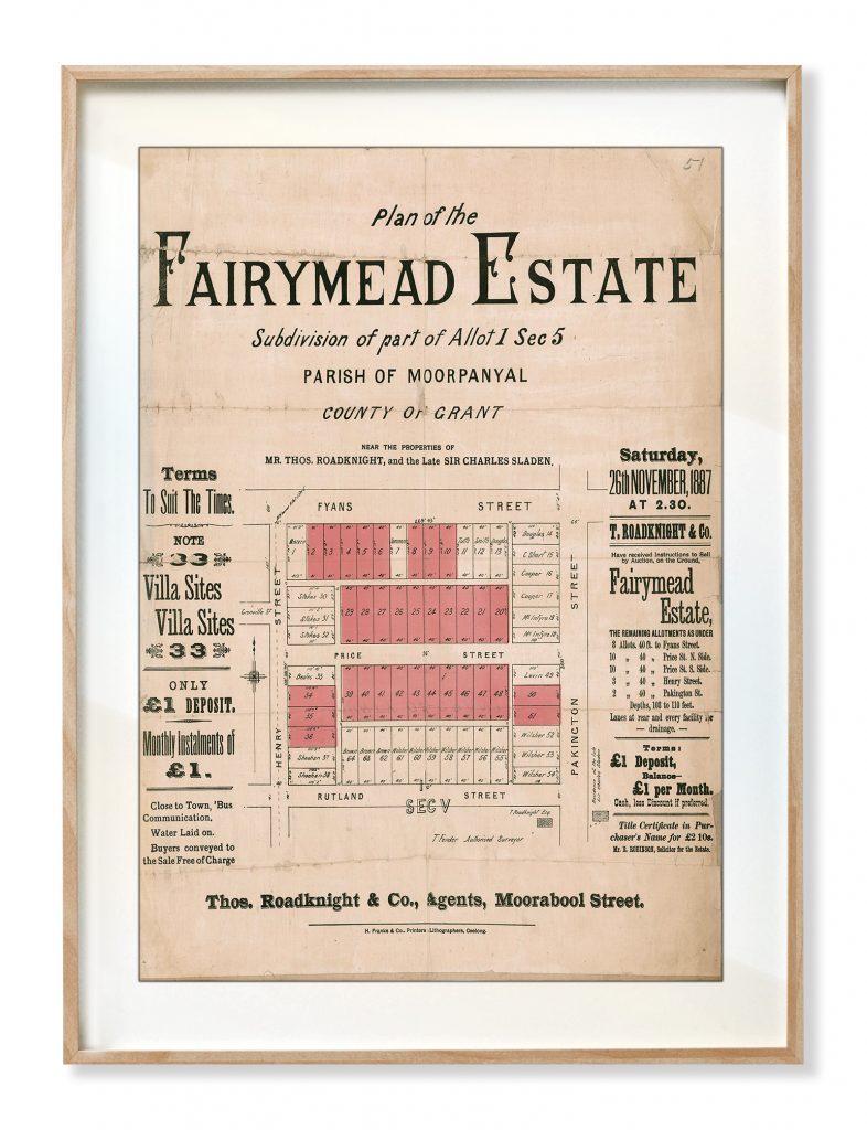 1887 Fairymead estate