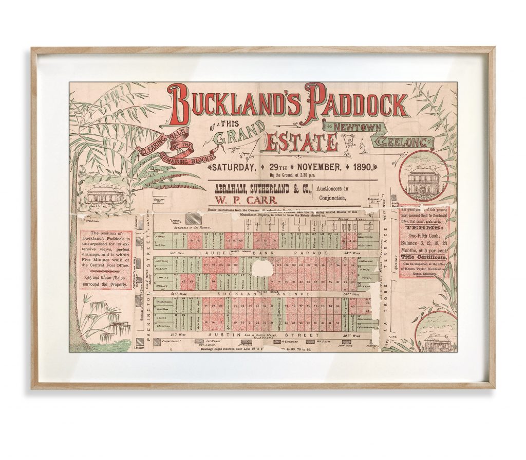 1890 Bucklands auction